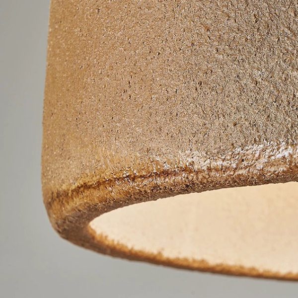 Traditional Japanese Resin Fiberglass Dome-Shaped 1-Light Pendant Light For Dining Room & Living Room - Image 8