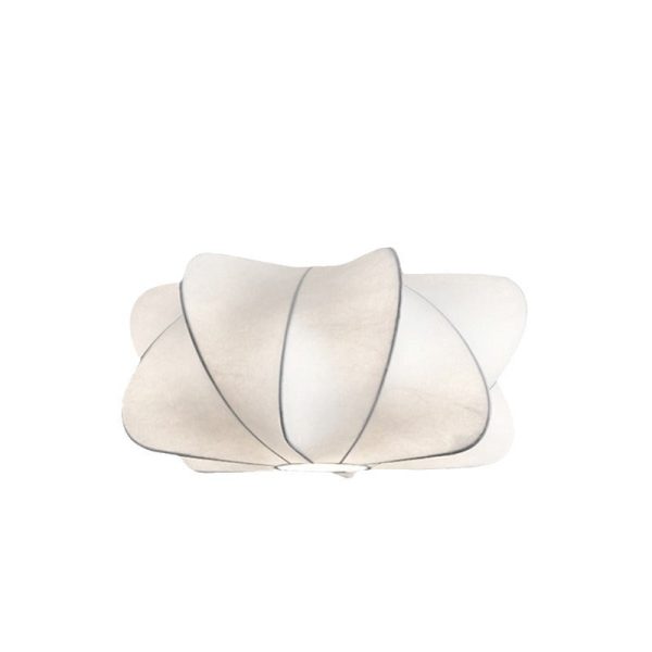 Traditional Japanese Faux Silk Iron Propeller-Shaped 2/3-Light Chandelier For Bedroom & Living Room - Image 13