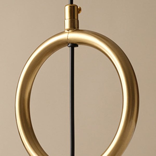 Traditional Vintage Fabric Wood Metal Pleated Round 1-Light Chandelier For Bedroom & Living Room - Image 8