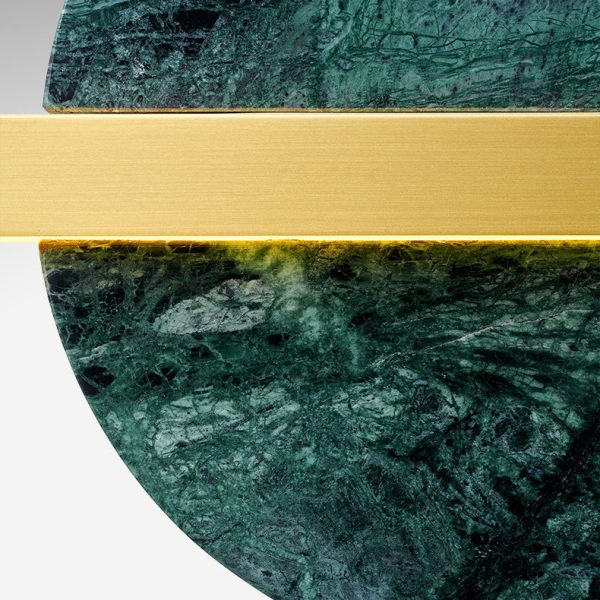 Modern Minimalist Brass Marble Linear Round LED Chandelier Island Light For Dining Room - Image 16