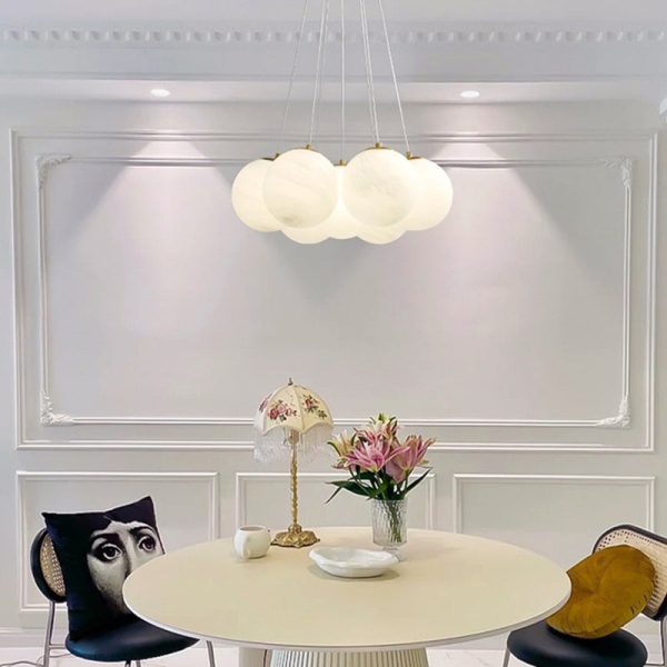 Contemporary Creative Metal Glass Planet Bubble Branch 7/13 Lights Chandelier For Living Room - Image 10
