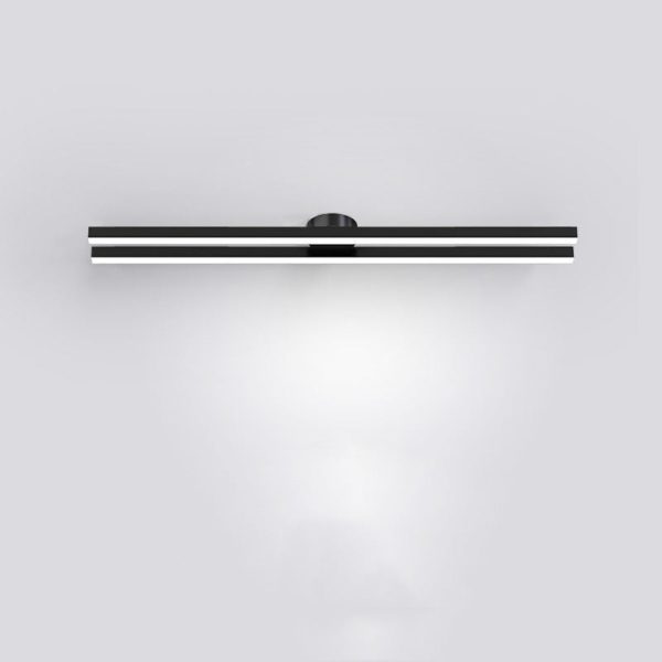 Modern Minimalist Iron Aluminum Acrylic Geometric Line LED Semi-Flush Mount Ceiling Light For Hallway - Image 23