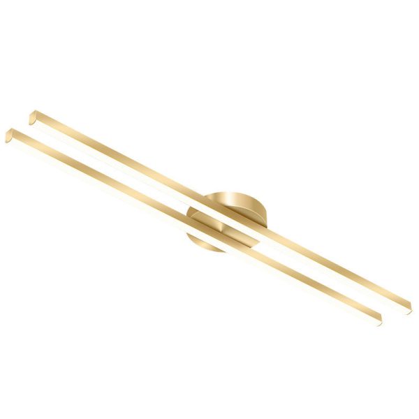 Modern Minimalist Iron Aluminum Acrylic Geometric Line LED Semi-Flush Mount Ceiling Light For Hallway - Image 27