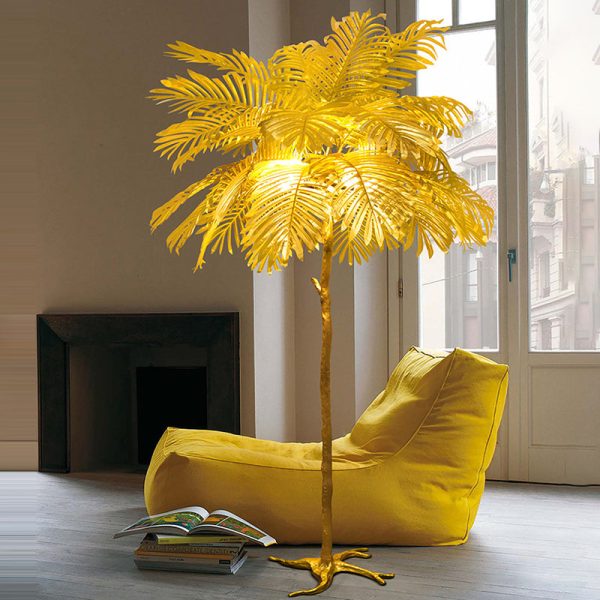 Contemporary Nordic Tree Fabric Resin 3/5-Light Standing Floor Lamp For Living Room - Image 10