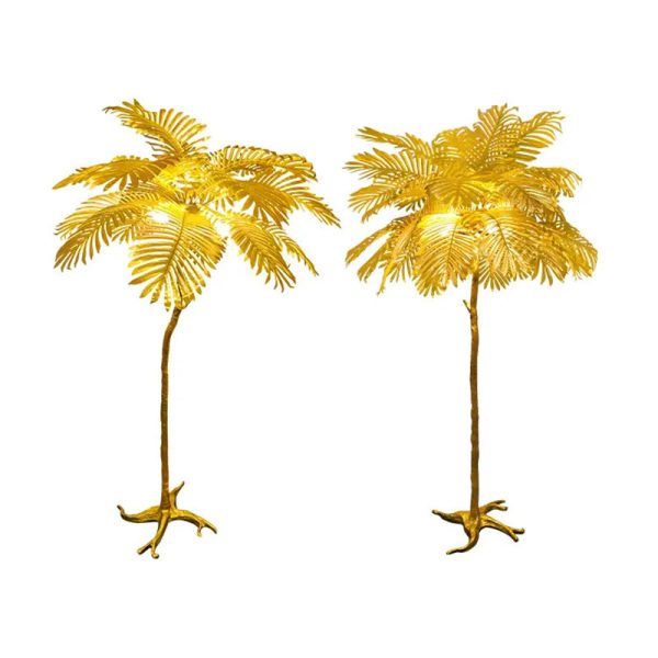 Contemporary Nordic Tree Fabric Resin 3/5-Light Standing Floor Lamp For Living Room - Image 11