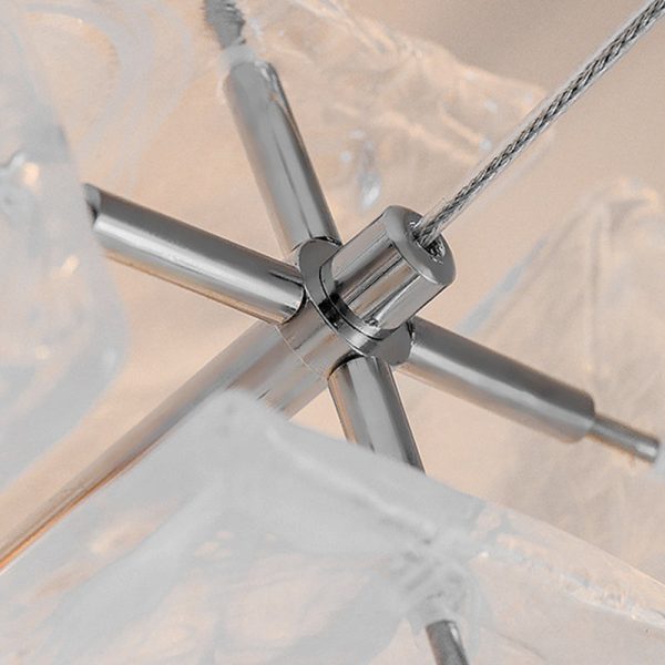 Traditional French Dome Round Geometry Transparent Glass Carbon Steel 1/7/13/19 - Light Chandelier For Living Room - Image 9