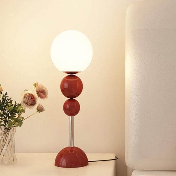 Modern Minimalist Multi Orb Iron Plastic 1-Light Table Lamp For Bedroom - Image 8