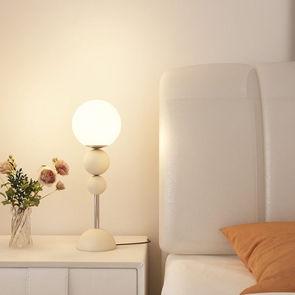 Modern Minimalist Multi Orb Iron Plastic 1-Light Table Lamp For Bedroom - Image 7