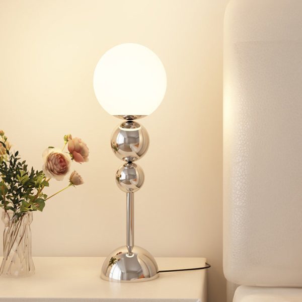 Modern Minimalist Multi Orb Iron Plastic 1-Light Table Lamp For Bedroom - Image 9