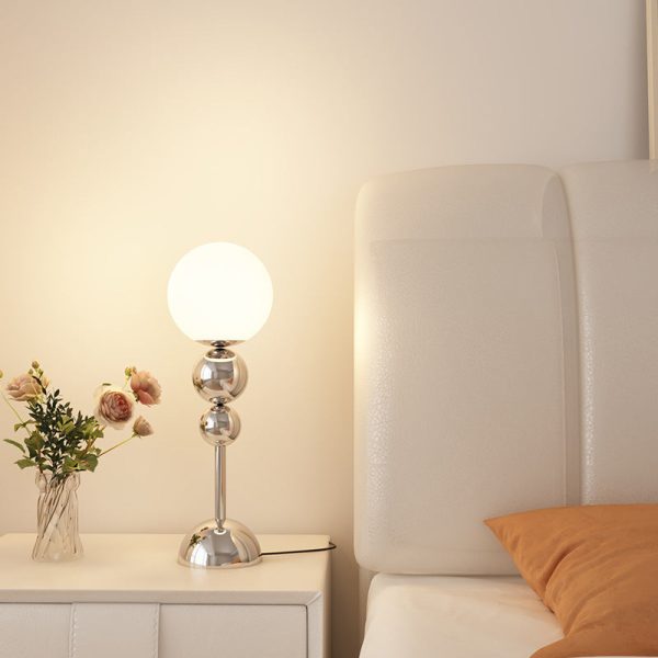 Modern Minimalist Multi Orb Iron Plastic 1-Light Table Lamp For Bedroom - Image 11
