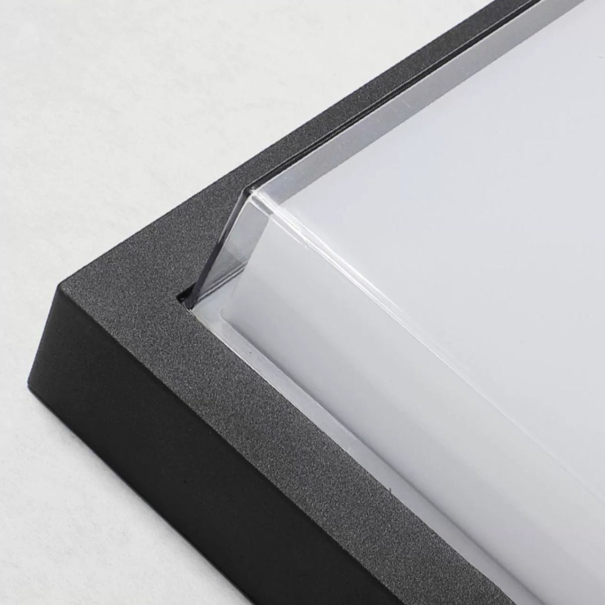 Modern Minimalist Outdoor Waterproof Square Aluminum Frame PC Shade LED Flush Mount Ceiling Light For Outdoor Patio - Image 10