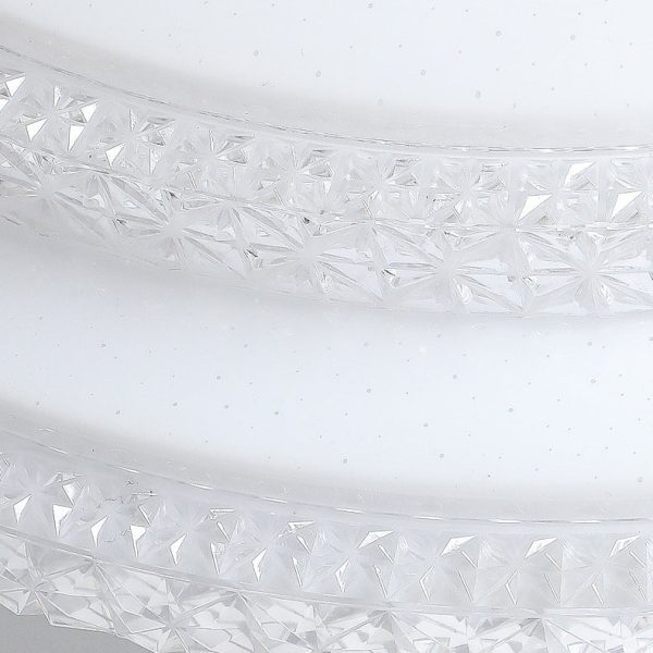 Modern Luxury Mounted Star Crystal Round Square Acrylic Iron LED Flush Mount Ceiling Light For Bedroom - Image 14