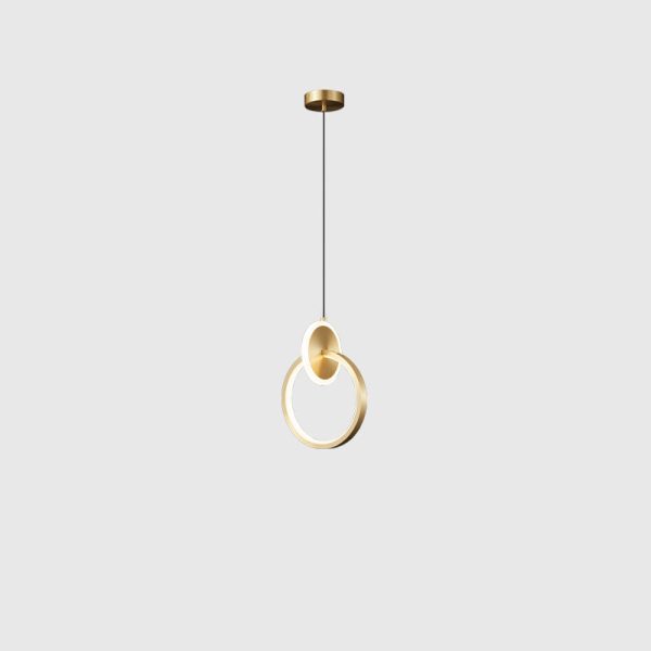 Modern Luxury Oval Round Iron Silicone Acrylic LED Pendant Light For Living Room - Image 17