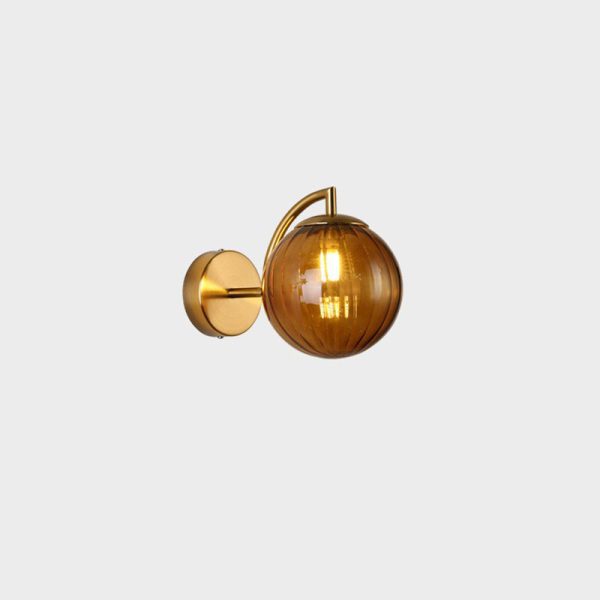 Contemporary Nordic Macaron Cone Cup Shape Glass Ball Iron Aluminum 1-Light Wall Sconce Lamp For Living Room - Image 27