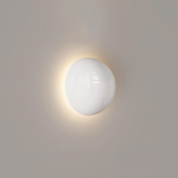 Modern Minimalist Iron Round Ambiance LED Wall Sconce Lamp For Living Room - Image 11