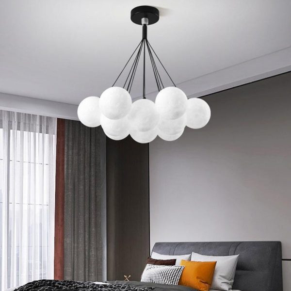Contemporary Creative Branch Bubbles Iron Resin 7/13 Light Chandelier For Living Room - Image 14
