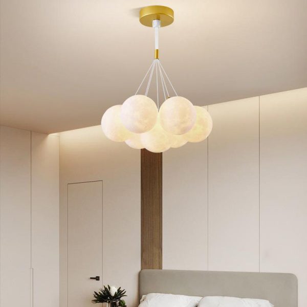 Contemporary Creative Branch Bubbles Iron Resin 7/13 Light Chandelier For Living Room - Image 17