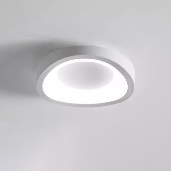 Traditional Japanese Geometric Triangle Iron PE LED Flush Mount Ceiling Light For Living Room - Image 23