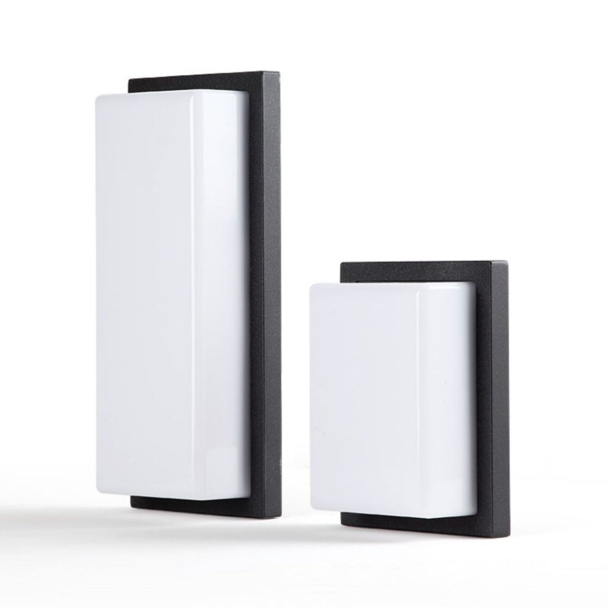 Modern Simplicity Square ABS LED Waterproof Outdoor Wall Sconce Lamp For Garden - Image 22