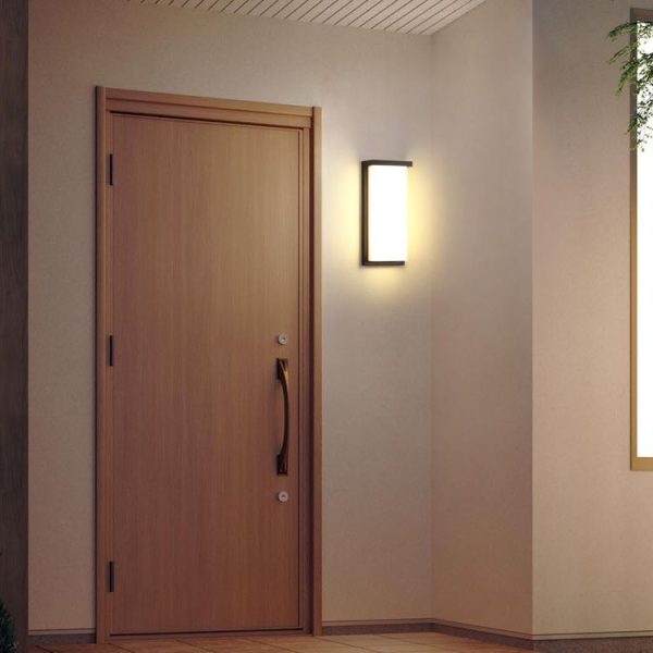 Modern Simplicity Square ABS LED Waterproof Outdoor Wall Sconce Lamp For Garden - Image 14