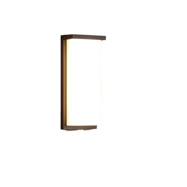 Modern Simplicity Square ABS LED Waterproof Outdoor Wall Sconce Lamp For Garden - Image 23