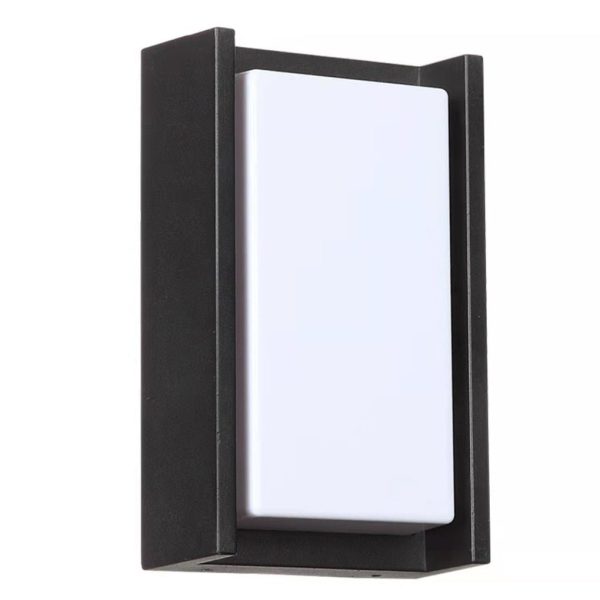 Modern Simplicity Rectangular ABS LED Waterproof Outdoor Wall Sconce Lamp For Garden - Image 13