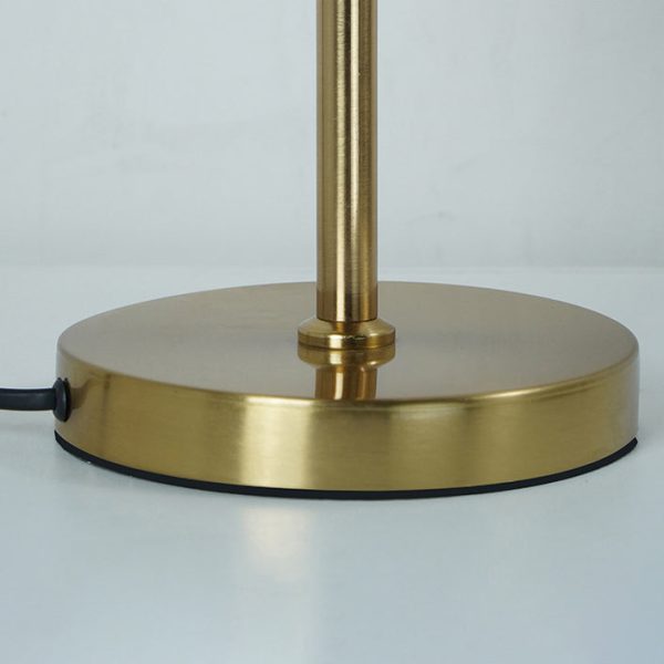 Contemporary Nordic Iron Geometric Cone-Stacked Water Ripple Glass LED Standing Floor Lamp For Bedroom - Image 6