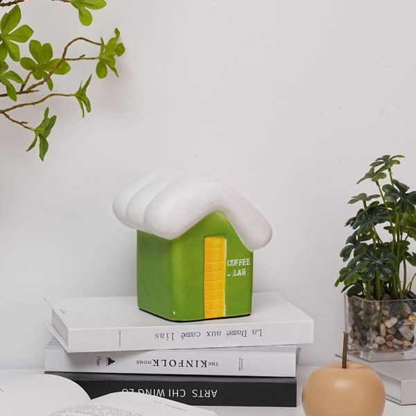 Contemporary Creative Ceramic Cute Snow House USB LED Table Lamp Night Light For Bedroom - Image 15