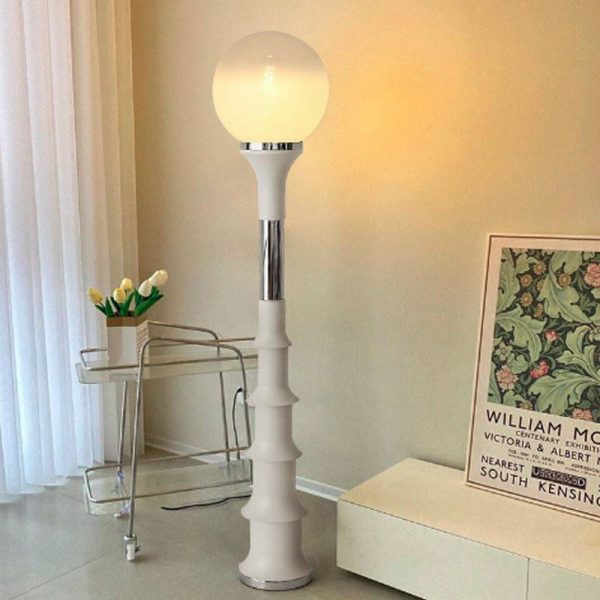 Contemporary Creative Colorful Lollipop Shape Round Orb Iron Rotational Molding LED Standing Floor Lamp For Living Room - Image 16