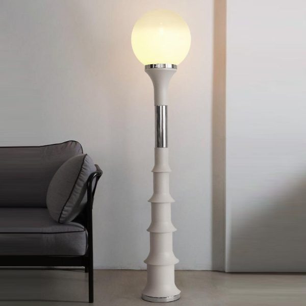 Contemporary Creative Colorful Lollipop Shape Round Orb Iron Rotational Molding LED Standing Floor Lamp For Living Room - Image 19