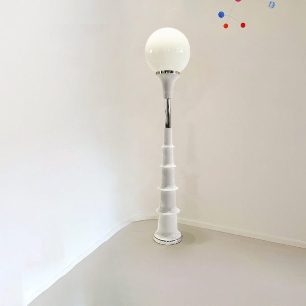 Contemporary Creative Colorful Lollipop Shape Round Orb Iron Rotational Molding LED Standing Floor Lamp For Living Room - Image 15