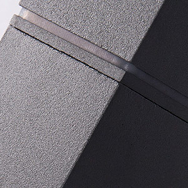 Modern Minimalist Waterproof Rectangle Aluminum Acrylic LED Wall Sconce Lamp For Outdoor - Image 8