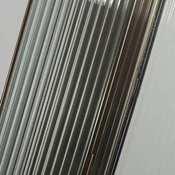 Traditional Chinese Waterproof Rectangle Copper Glass 1/2 Light Wall Sconce Lamp For Outdoor - Image 5