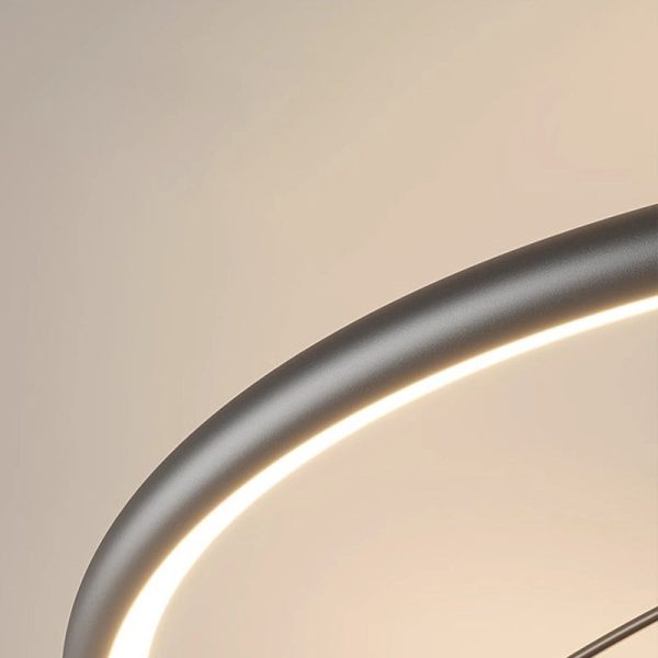 Modern Minimalist Round Orb Iron Aluminum Silicone LED Flush Mount Ceiling Fan Light For Bedroom - Image 7