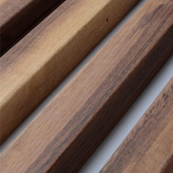 Modern Minimalist Rectangular Long Plate PC Walnut Raw Wood Aluminum LED Chandelier Island Light For Dining Room - Image 9