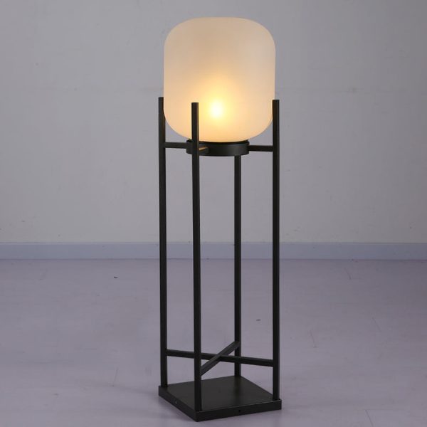 Modern Simplicity Solar Waterproof Cylinder Stainless Steel Acrylic LED Standing Floor Lamp For Outdoor Patio - Image 14