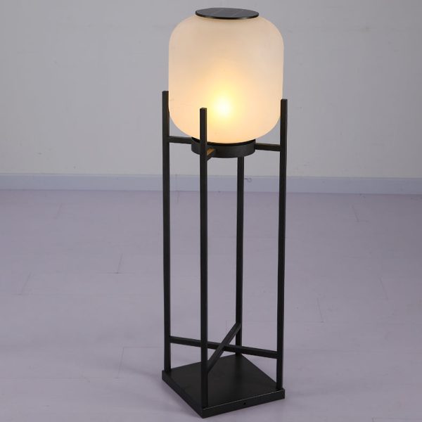 Modern Simplicity Solar Waterproof Cylinder Stainless Steel Acrylic LED Standing Floor Lamp For Outdoor Patio - Image 15