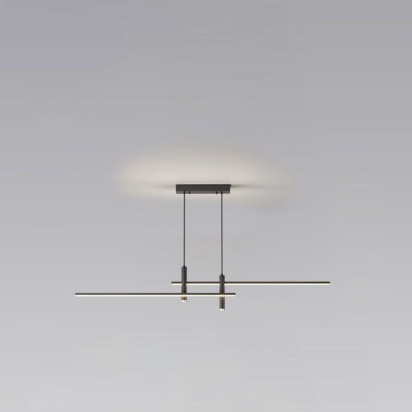 Modern Minimalist Iron Aluminum Silica Strip Spotlight LED Chandeliers Island Light For Dining Room - Image 20