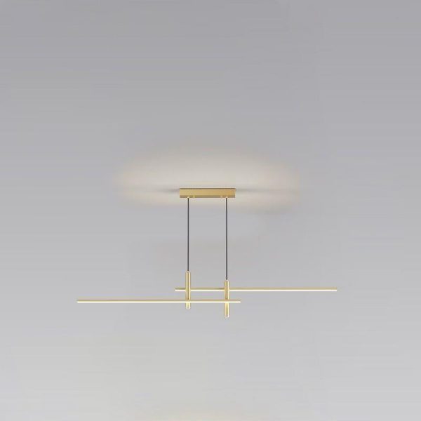 Modern Minimalist Iron Aluminum Silica Strip Spotlight LED Chandeliers Island Light For Dining Room - Image 22