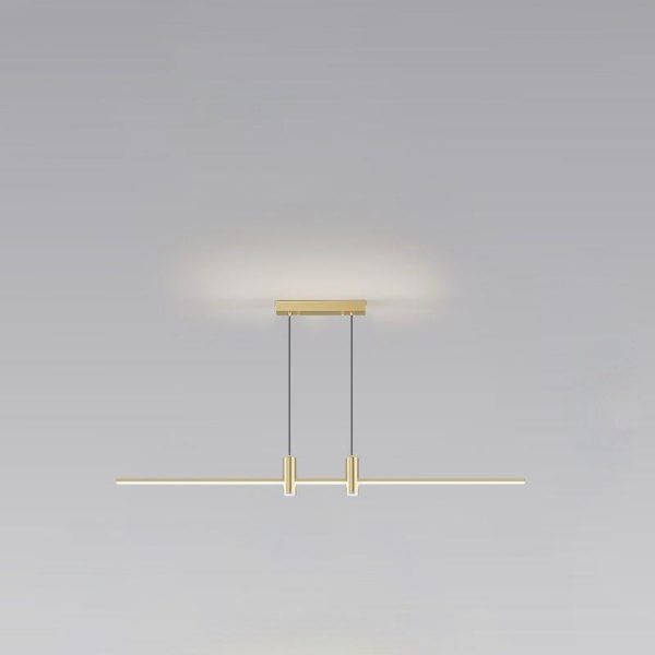 Modern Minimalist Iron Aluminum Silica Strip Spotlight LED Chandeliers Island Light For Dining Room - Image 18