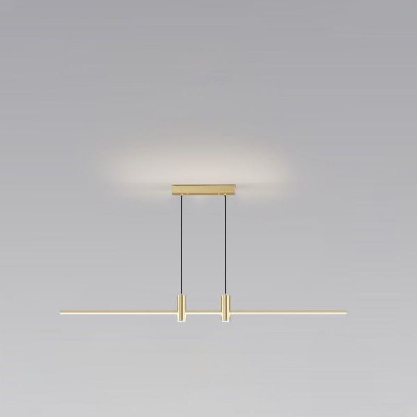 Modern Minimalist Iron Aluminum Silica Strip Spotlight LED Chandeliers Island Light For Dining Room - Image 19