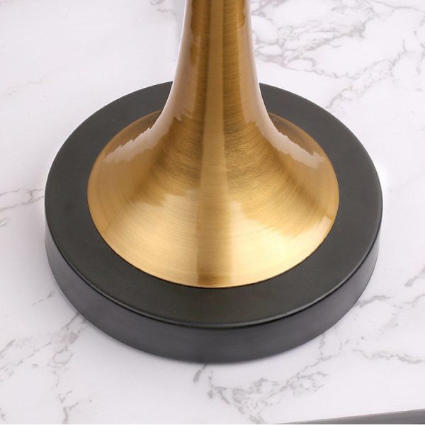 Contemporary Retro Fabric Metal Cylinder Touch Sensor Dimmable 1-Light Table Lamp For Bedside - Image 12