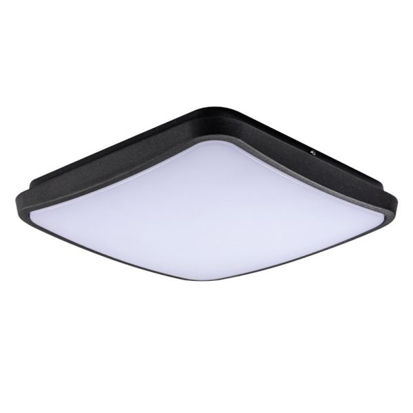 Modern Minimalist Waterproof Aluminum Alloy PC Round Square LED Flush Mount Ceiling Light For Outdoor Patio - Image 25