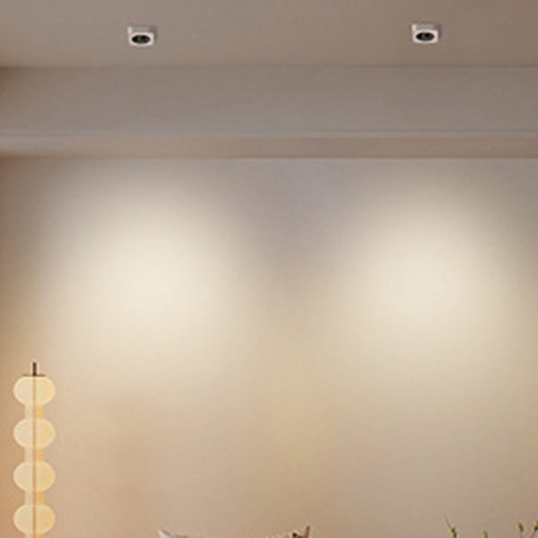 Modern Minimalist Iron Square Rectangular Honeycomb Network Spotlight Downlight LED Flush Mount Ceiling Light For Hallway - Image 25