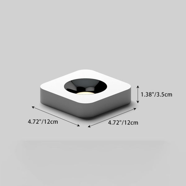 Modern Minimalist Iron Square Rectangular Honeycomb Network Spotlight Downlight LED Flush Mount Ceiling Light For Hallway - Image 9