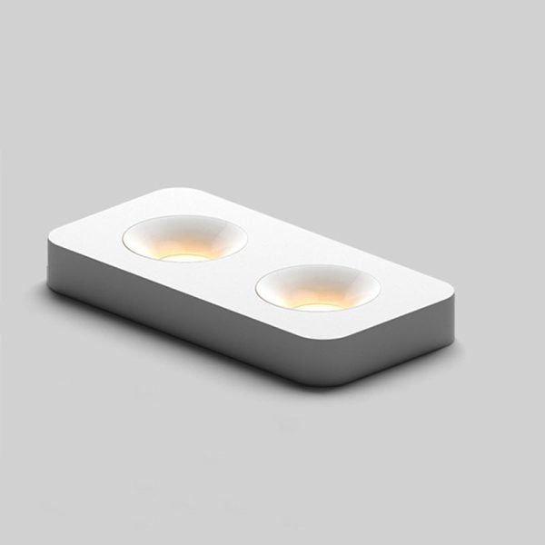 Modern Minimalist Iron Square Rectangular Honeycomb Network Spotlight Downlight LED Flush Mount Ceiling Light For Hallway - Image 15