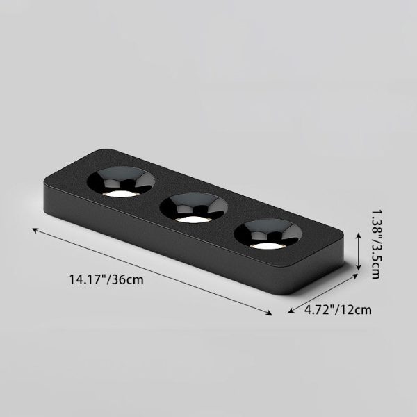 Modern Minimalist Iron Square Rectangular Honeycomb Network Spotlight Downlight LED Flush Mount Ceiling Light For Hallway - Image 11