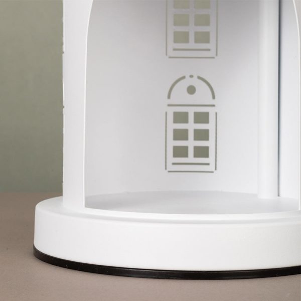 Contemporary Nordic Iron Pointed Arches Castle Cartoon Character 1-Light Melting Wax Table Lamp For Bedroom - Image 9