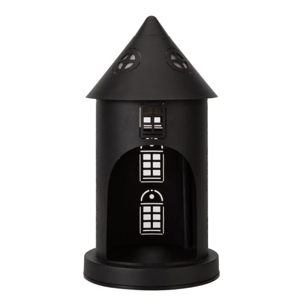 Contemporary Nordic Iron Pointed Arches Castle Cartoon Character 1-Light Melting Wax Table Lamp For Bedroom - Image 17