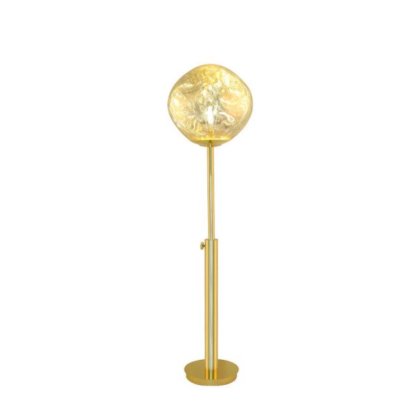 Contemporary Nordic Lava Irregular Circle Adjustable Height Acrylic PVC 1 - Light Standing Floor Lamp For Living Room - Image 13